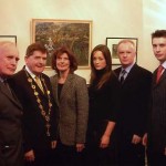 Gabrielle with family members and the Mayor of Limerick